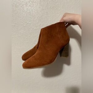 Pumpkin Spice Ankle Booties